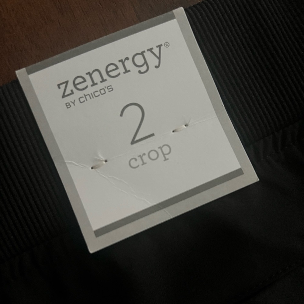 Chico's Zenergy Black Cropped Pants - Picture 3 of 4